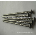 polished concrete steel nail with screw shank